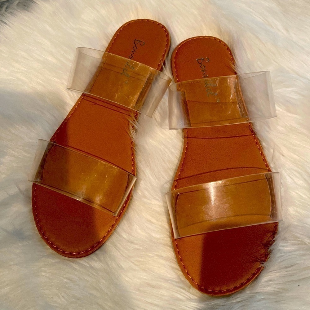 Bonnibel sz 6.5 slide in flat sandal NEW